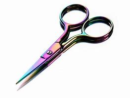 Rainbow Titanium Embroidery Scissors 3.5"/90 mm